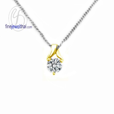 จี้เพชร จี้ทองคำ จี้หัวใจ เพชรแท้  -P1005DG